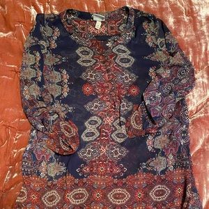 printed tunic